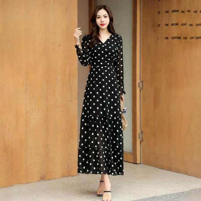 루나걸 그리피스 도트 원피스 대표 이미지 - 땡땡이 원피스 추천