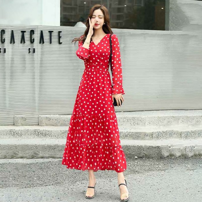 루나걸 그리피스 도트 원피스 대표 이미지 - 땡땡이 원피스 추천