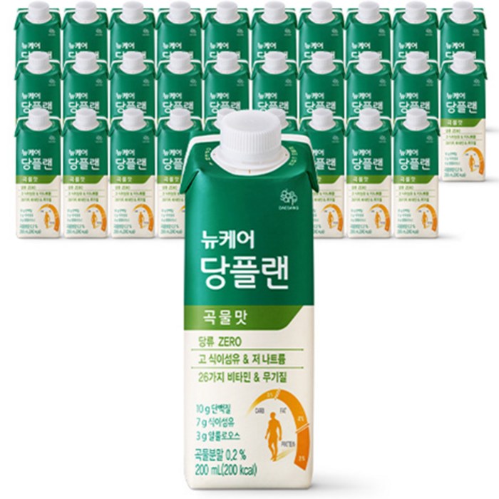 뉴케어 당플랜 곡물맛, 200ml, 30개 대표 이미지 - 헬스 식단 추천