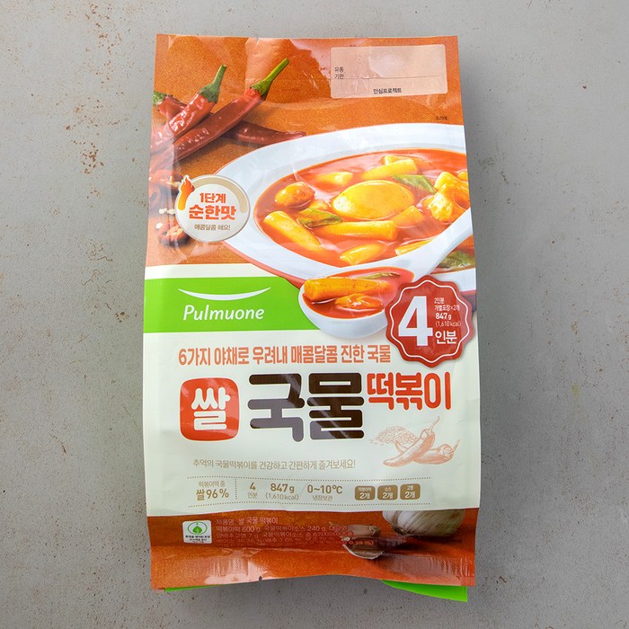 풀무원 국물떡볶이 4인분, 847g, 1개 대표 이미지 - 떡볶이 어묵 추천