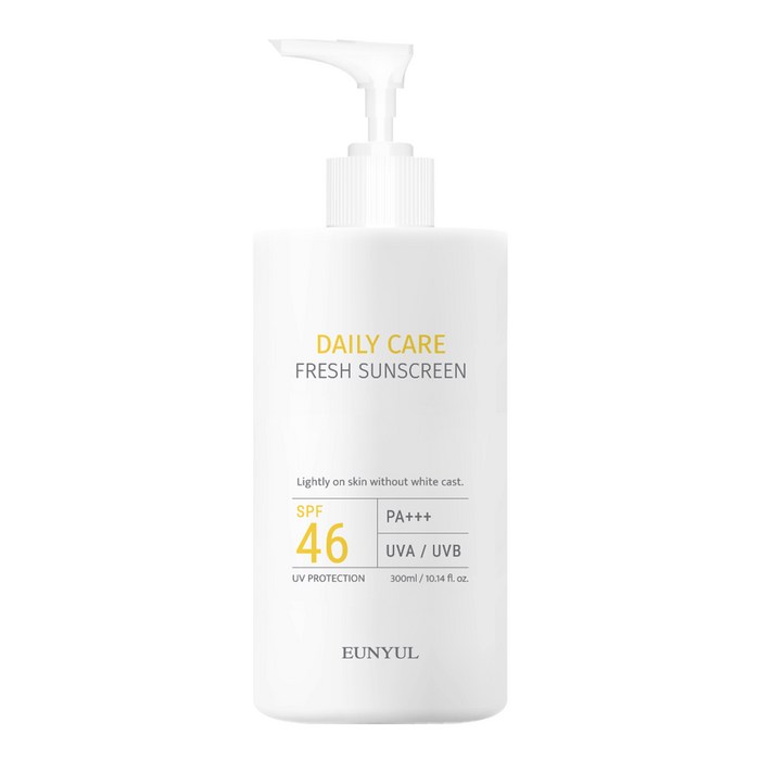 은율 데일리 케어 프레쉬 선크림 SPF46 PA+++, 300ml, 1개 대표 이미지 - SPF50+ 선크림 추천