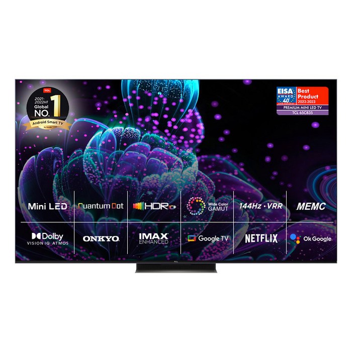 TCL 안드로이드11 4K Mini LED TV, 191cm(75인치), 75C835, 벽걸이형, 방문설치 대표 이미지 - 미니 LED TV 추천