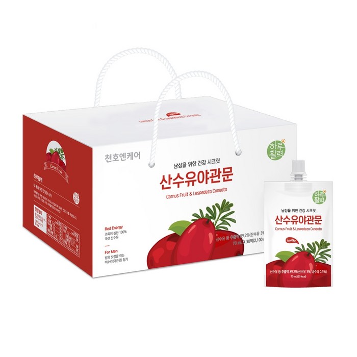 천호엔케어 남성을 위한 건강 시크릿 산수유야관문즙, 70ml, 30개입 대표 이미지 - 야관문 추천