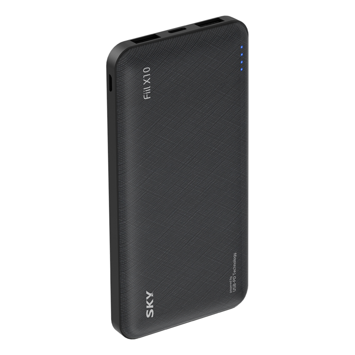 스카이 필 X10 QC3.0 PD 고속충전 보조배터리 10000mAh, SKY-X10PD, 블랙 대표 이미지 - 대용량 보조배터리 추천