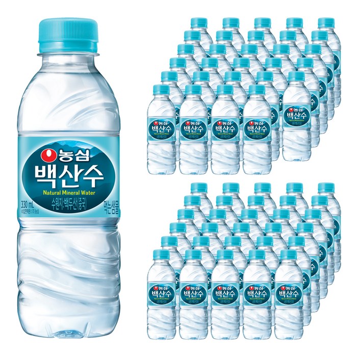 백산수, 60개, 330ml 대표 이미지 - 수입생수 추천