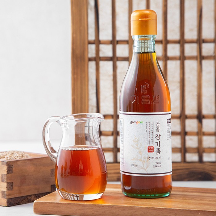 곰곰 참기름, 350ml, 1개 대표 이미지 - 참기름 추천