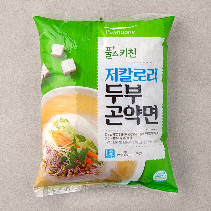 풀무원 풀스키친 저칼로리 두부 곤약면, 1kg, 1개 대표 이미지 - 단백질 식단 추천