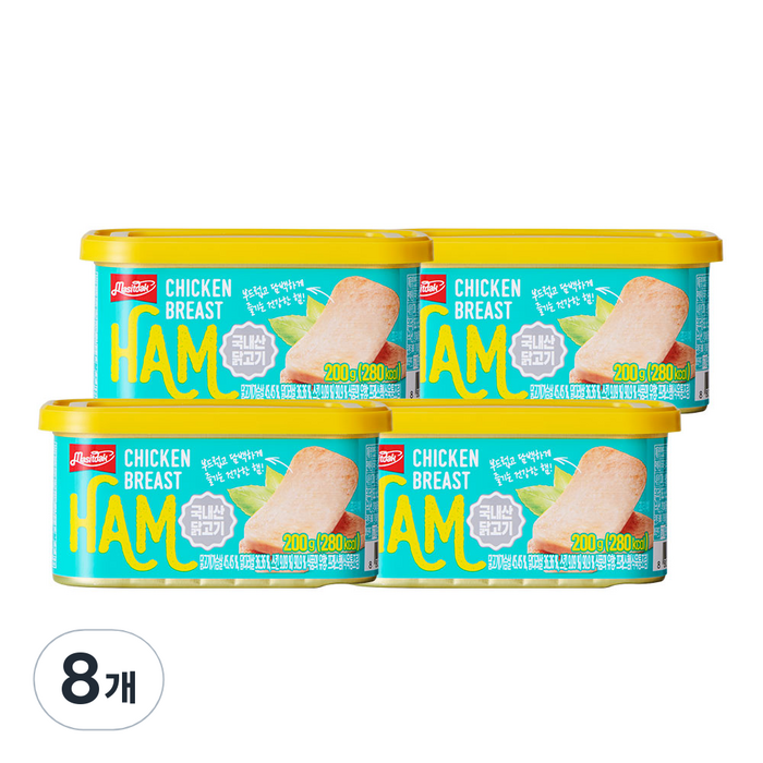 맛있닭 닭가슴살 햄, 200g, 8개 대표 이미지 - 닭가슴살 햄 추천