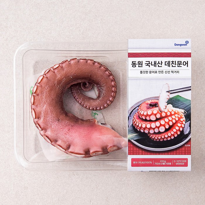 동원 국내산 데친문어, 200g, 1개 대표 이미지 - 자숙문어 추천