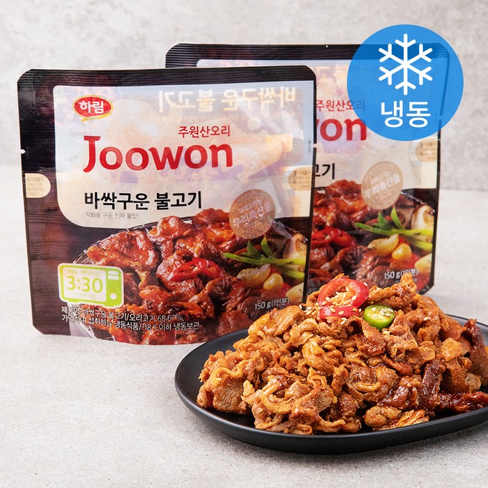 주원산오리 바싹구운 불고기 (냉동), 150g, 2개 대표 이미지 - 오리주물럭 추천