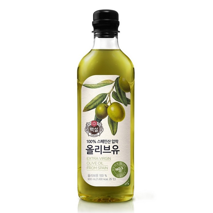 백설 올리브유, 900ml, 1개 대표 이미지 - 식용유 추천