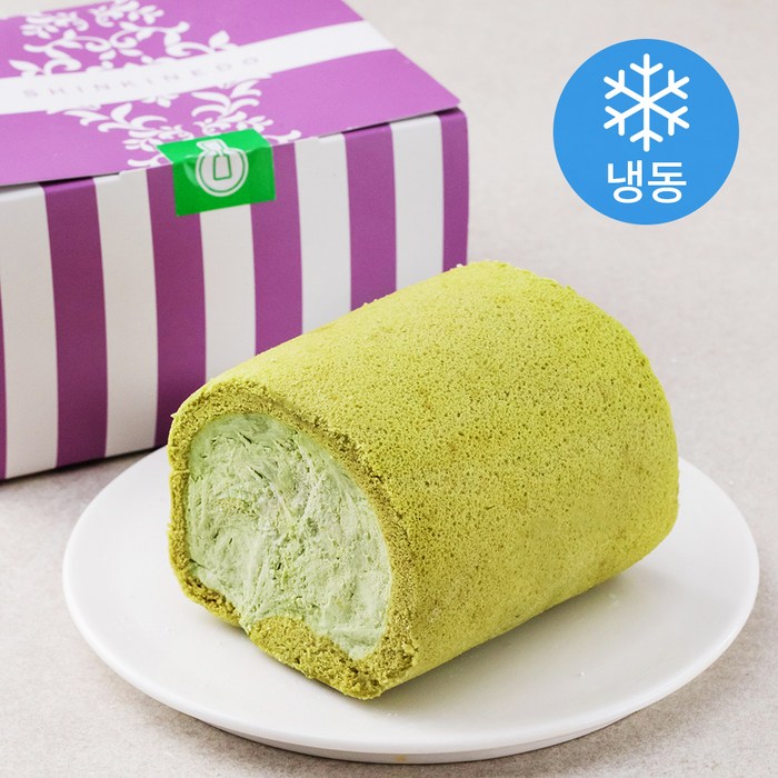 신키네도 말차 스타 롤 (냉동), 175g, 1개 대표 이미지 - 말차 케이크 추천
