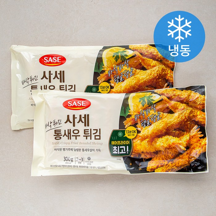 사세 바삭튀긴 통새우 튀김 (냉동), 300g, 2개 대표 이미지 - 하이볼 안주 추천