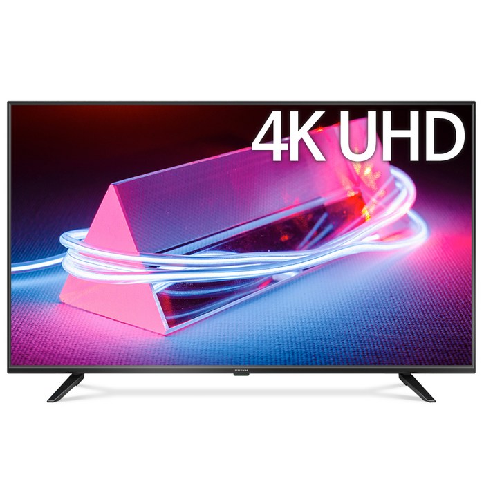 프리즘 4K UHD LED TV, 110cm(43인치), PT430UD, 스탠드형, 자가설치 대표 이미지 - 저렴한 TV 추천