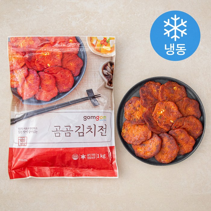 곰곰 김치전(냉동), 1kg, 1개 대표 이미지 - 곰곰 반찬 추천