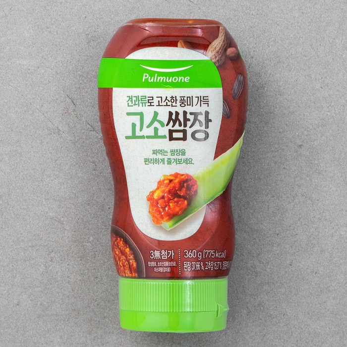풀무원 튜브형 고소쌈장, 360g, 1개 대표 이미지 - 쌈장 추천