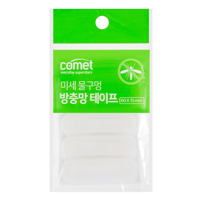코멧 미세 물구멍 방충망 테이프 화이트, 70개 대표 이미지 - 창틀 청소 추천