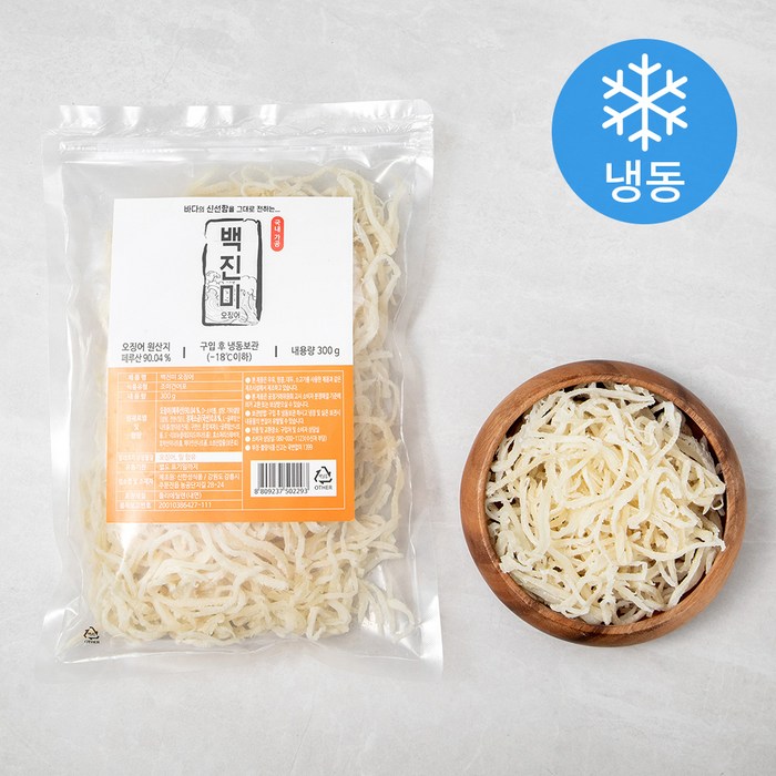 백진미오징어 (냉동), 300g, 1개 대표 이미지 - 진미채 추천