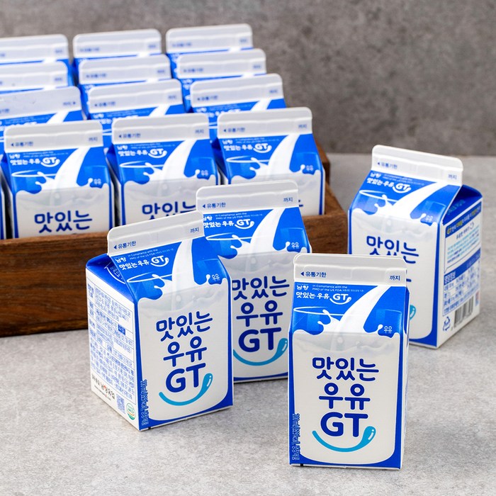 남양유업 맛있는 우유 GT, 200ml, 20개 대표 이미지 - 오이시쿠나레 추천