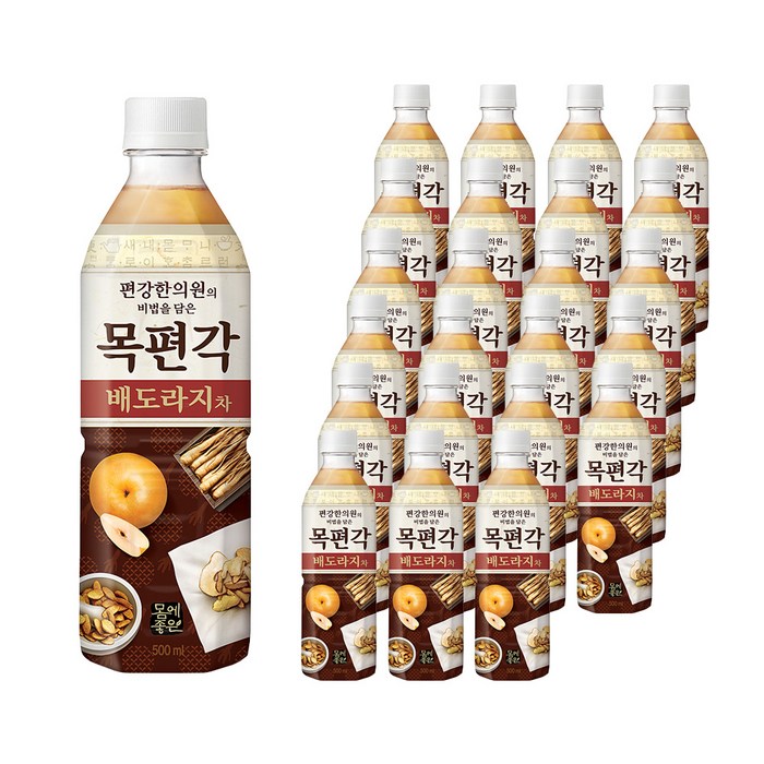 몸에좋은 목편각 배도라지차, 24개, 500ml 대표 이미지 - 목에 좋은 차 추천