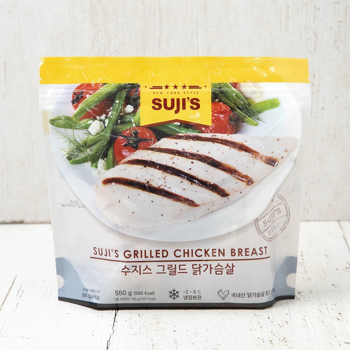 수지스 그릴드 닭가슴살, 550g, 1개 대표 이미지 - 로켓프레시 고기 추천