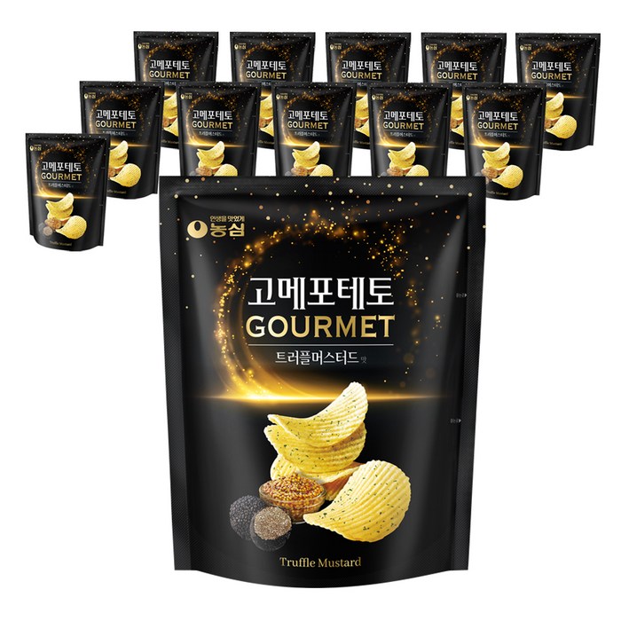 고메포테토 트러플머스터드맛, 40g, 12개 대표 이미지 - 도리토스 추천