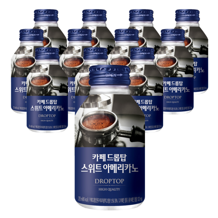 카페드롭탑 스위트아메리카노, 275ml, 12개 대표 이미지 - 캔커피 추천