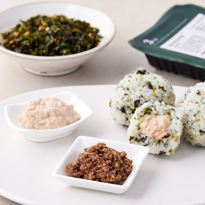 집반찬연구소 주먹밥 속재료 참치마요 + 맛더하기 김자반 + 소고기볶음 세트, 210g, 1개 대표 이미지 - 무스비 추천