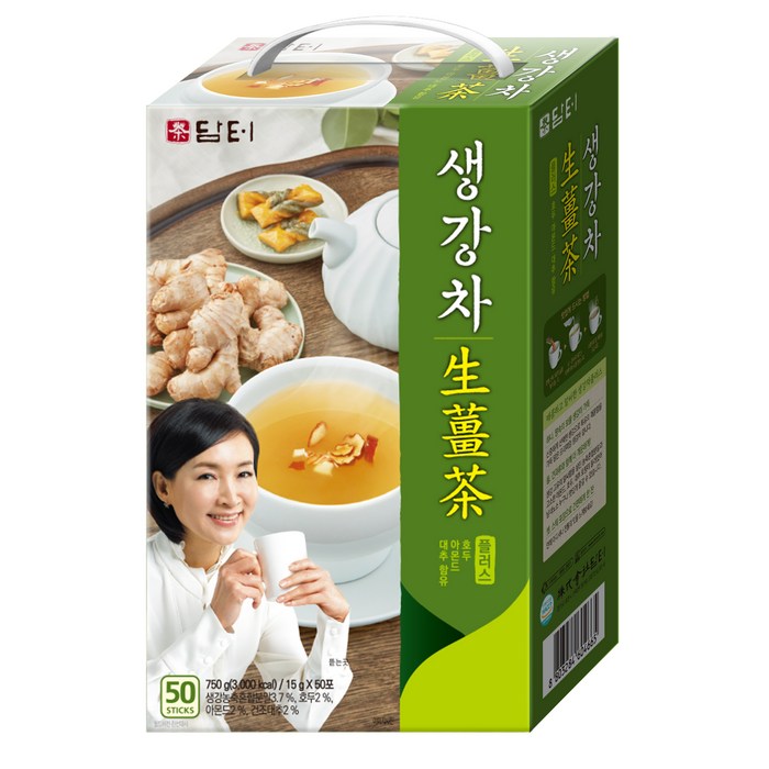 담터 생강차 플러스, 15g, 50개 대표 이미지 - 담터 차 추천