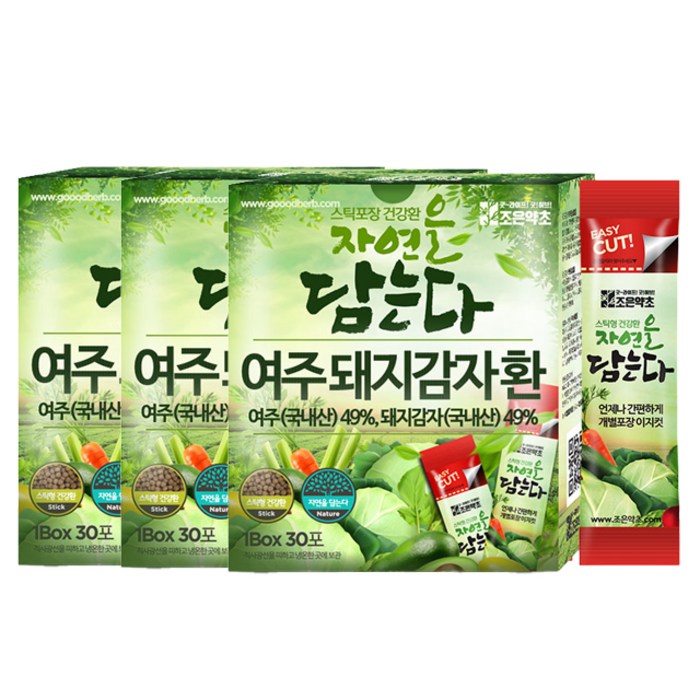 조은약초 여주 돼지감자환, 3개, 90g 대표 이미지 - 돼지감자 추천