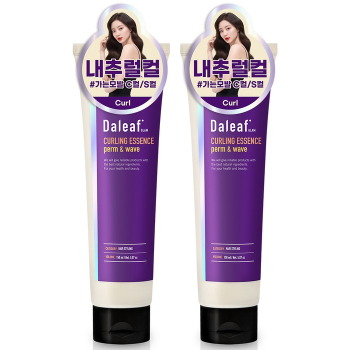 달리프 글램 내추럴 웨이브 컬링 에센스, 150ml, 2개 대표 이미지 - 남자 컬크림 추천