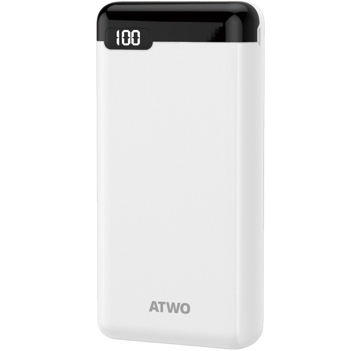 에이투 퀵차지 3.0 PD 고속 충전 보조배터리 20000mAh, 화이트 대표 이미지 - 보조배터리 5000 추천
