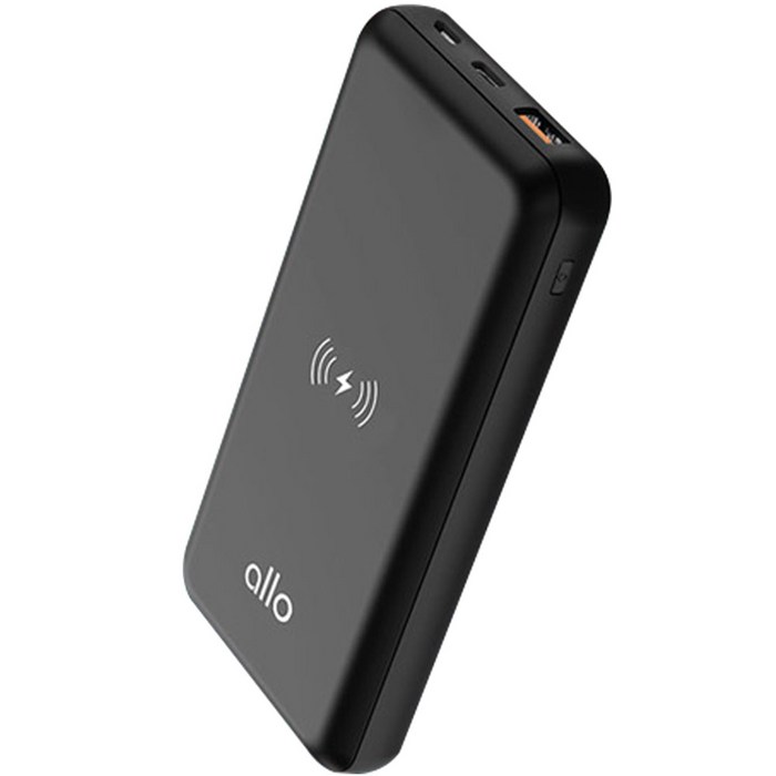 알로코리아 고속 무선 충전 보조배터리 10000mAh, 1001WPD, 혼합색상 대표 이미지 - 보조배터리 5000 추천