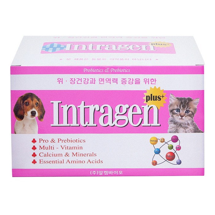 인트라젠 플러스 반려동물 영양제 인트라젠 플러스 반려동물 영양제