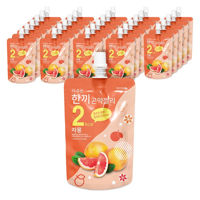 더조은 한끼곤약젤리 자몽, 150ml, 30개 대표 이미지 - 곤약젤리 추천