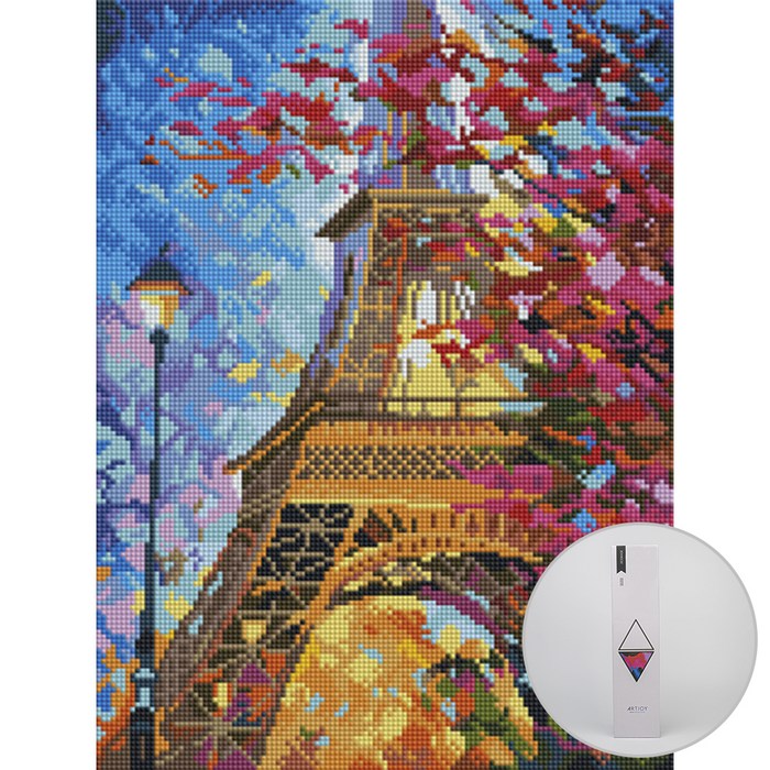 아트조이 DIY 보석십자수 30 x 40 cm, 밤의 에펠탑, 1개 대표 이미지 - 에펠탑 추천