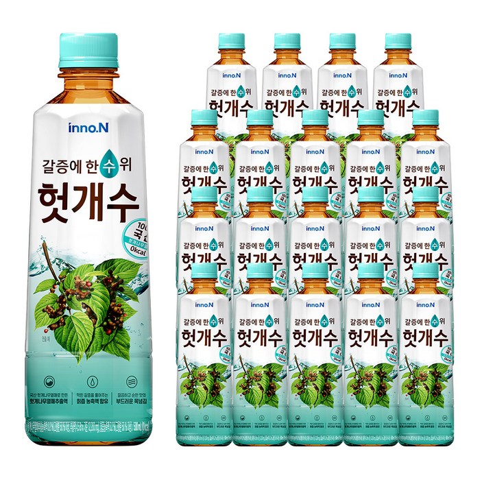 innoN 갈증에 한 수 위 헛개수, 500ml, 20개 대표 이미지 - 헛개차 추천