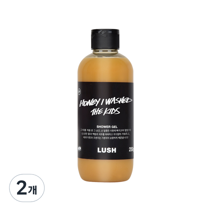 러쉬 허니 아이 워시드 더 키즈 샤워 젤, 250g, 2개 대표 이미지 - 러쉬 바디워시 추천