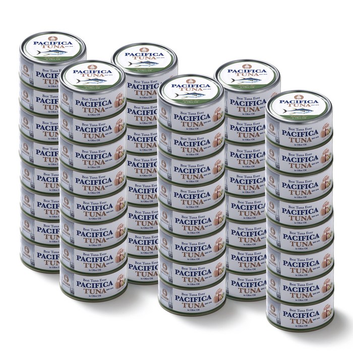 퍼시피카튜나 황다랑어 통살 올리브유 참치캔 Solid, 150g, 48개입 대표 이미지 - 올리브 추천