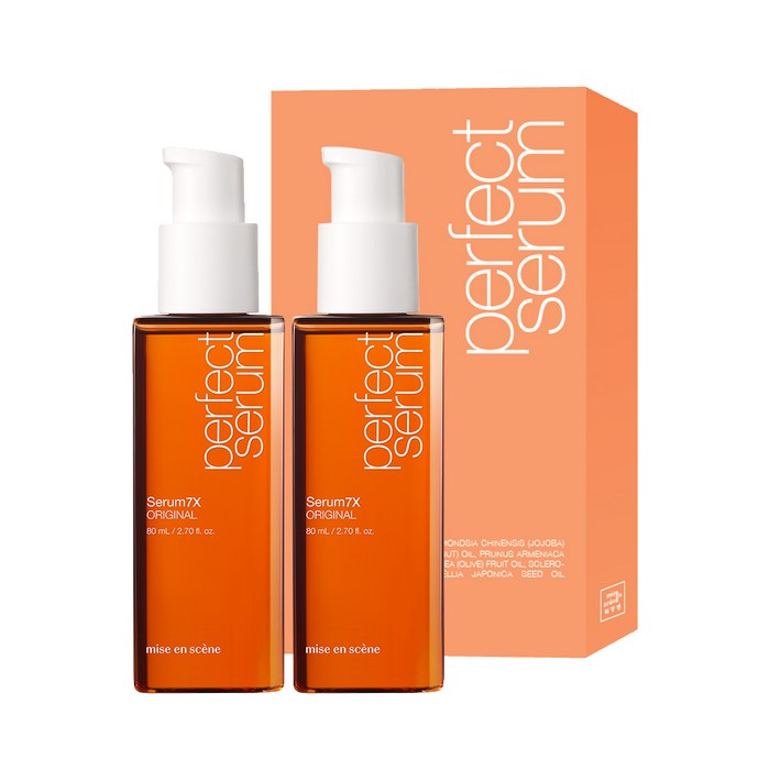 미쟝센 퍼펙트 오리지널 헤어 세럼 7X 2p, 160ml, 1개 대표 이미지 - 미쟝센 퍼펙트세럼 추천