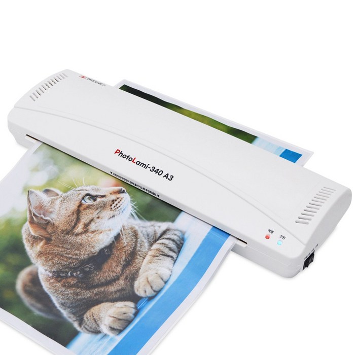 현대오피스 페이퍼프랜드 가정용 코팅기 + 코팅지 50매, A3, PhotoLami-340 A3 대표 이미지 - A4 코팅기 추천