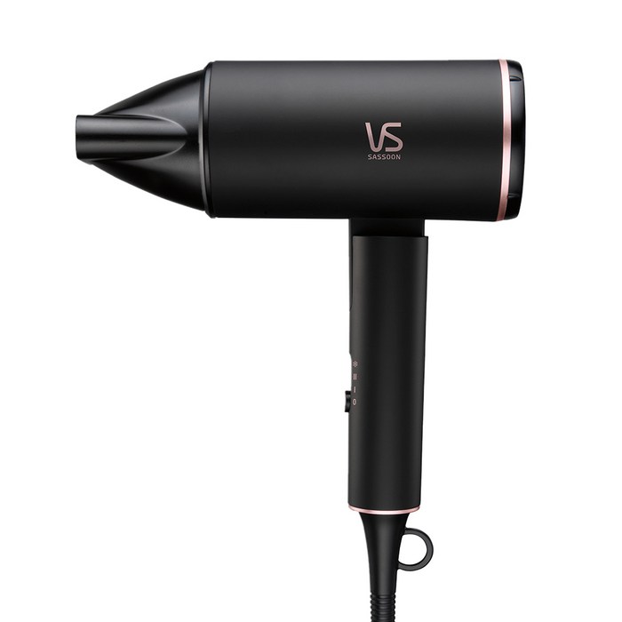 비달사순 접이식 컴팩트 헤어 드라이기 2000W, 블랙 + 인디핑크, VSD909K 대표 이미지 - 여행용 드라이기 추천