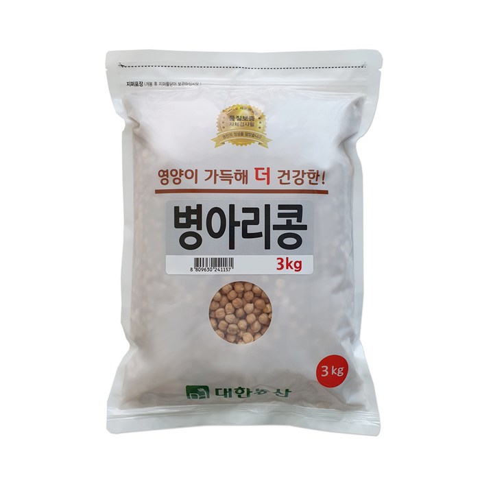 대한농산 병아리콩, 1개, 3kg 대표 이미지 - 병아리콩 추천