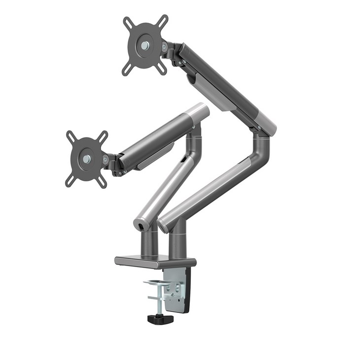 카멜 이지밸런스 듀얼 모니터 암 CA2D, 그레이, 1개 대표 이미지 - 듀얼 모니터암 추천