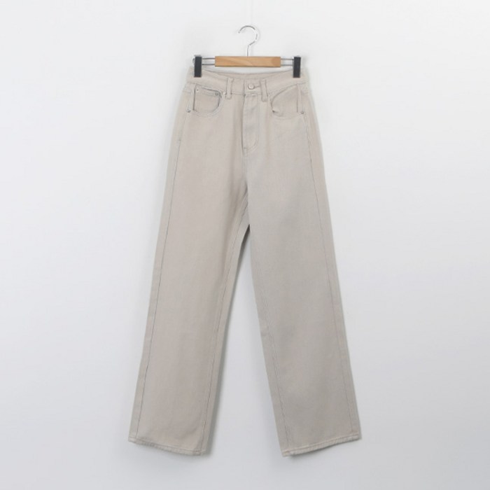 피핀 여성용 숏기본롱 기장 스트레이트 코튼 데일리 팬츠 711105