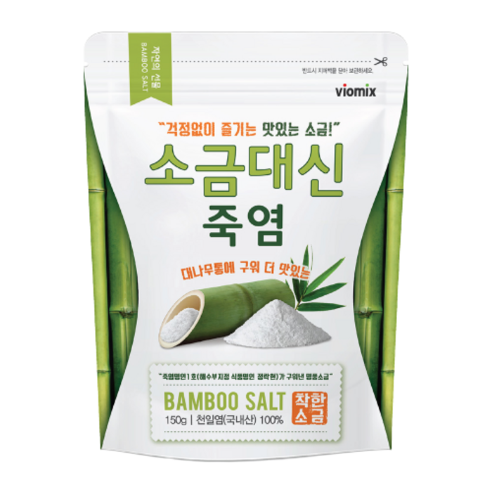 viomix 소금대신 죽염, 1개, 150g 대표 이미지 - 천일염 추천