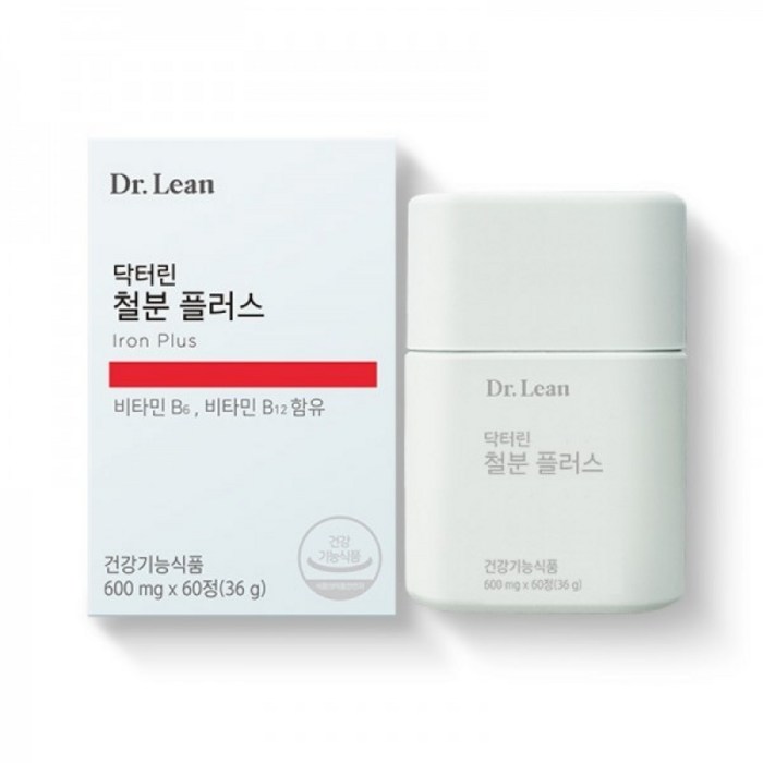 닥터린 철분 플러스 36g, 60정, 1개 대표 이미지 - 빈혈 추천
