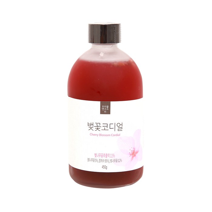 우리꽃연구소 벚꽃 코디얼, 450g, 1개 대표 이미지 - 벚꽃 구경 추천