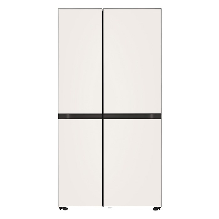LG전자 디오스 오브제컬렉션 양문형 냉장고 832L 방문설치, 글라스 베이지, S834BB10