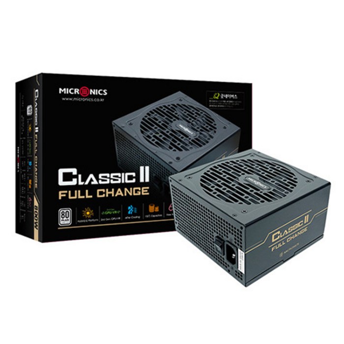 마이크로닉스 Classic 2 풀체인지 800W 80PLUS 230V EU 대표 이미지 - 컴퓨터 파워 추천
